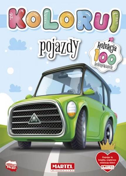 KOLOROWANKA KOLORUJ - POJAZDY