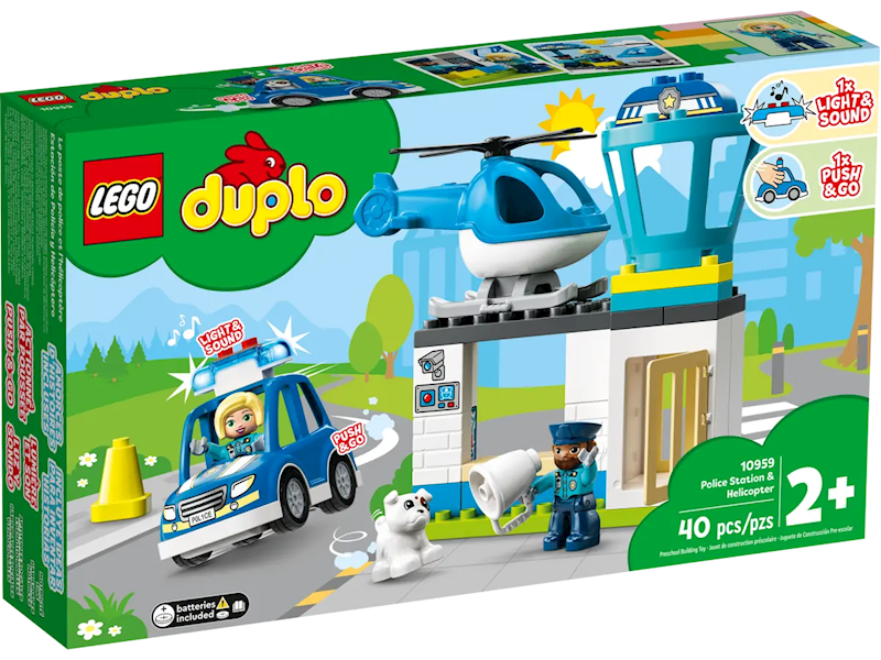 LEGO DUPLO 10959 POSTERUNEK POLICJI I HELIKOPTER