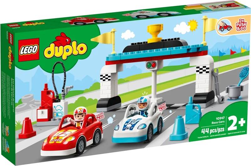LEGO DUPLO 10947 SAMOCHODY WYŚCIGOWE