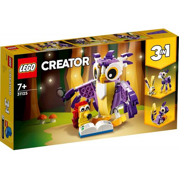 LEGO CREATOR 31125 FANTASTYCZNE LEŚNE STWORZENIA