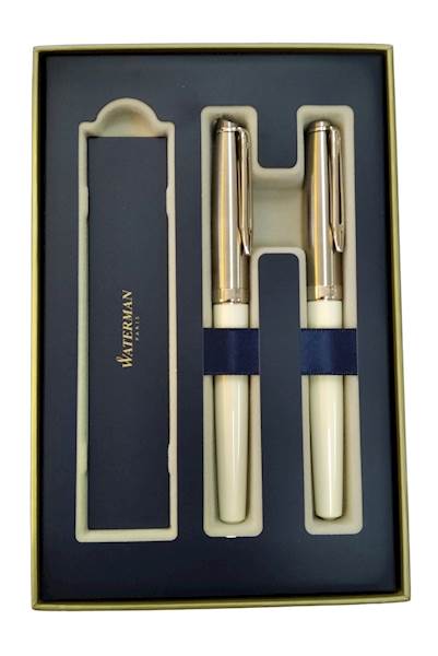 WATERMAN EMBLEME IVORY FP+RB