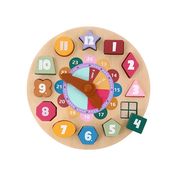 TICK TOCK ZEGAR DREWNIANY TREFL