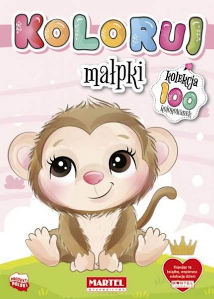KOLOROWANKA KOLORUJ - MAŁPKI