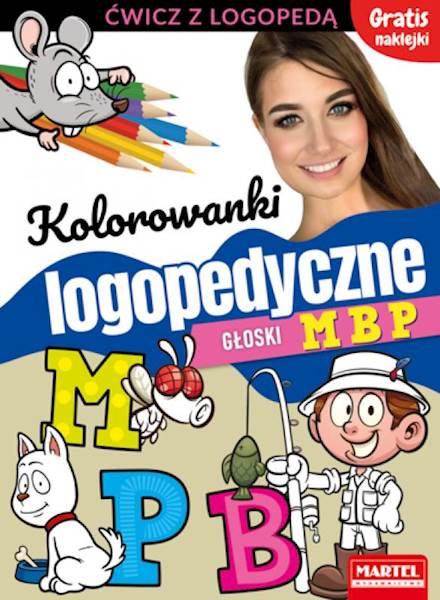 KOLOROWANKI LOGOPEDYCZNE .GŁOSKI M B P