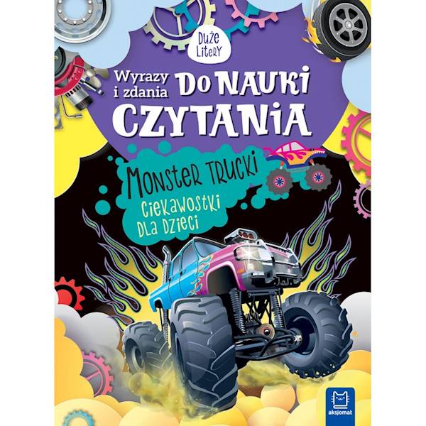 KSIĄŻKA NAUKA CZYTANIA MONSTER TRUCKI
