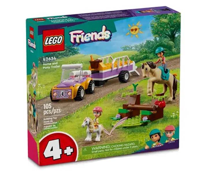 LEGO 42634 FRIENDS PRZYCZEPKA DLA KONIA I KUCYKA