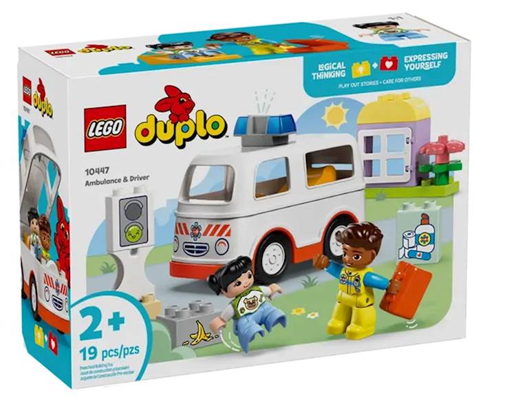 LEGO 10447 DUPLO KARETKA Z KIEROWCĄ 