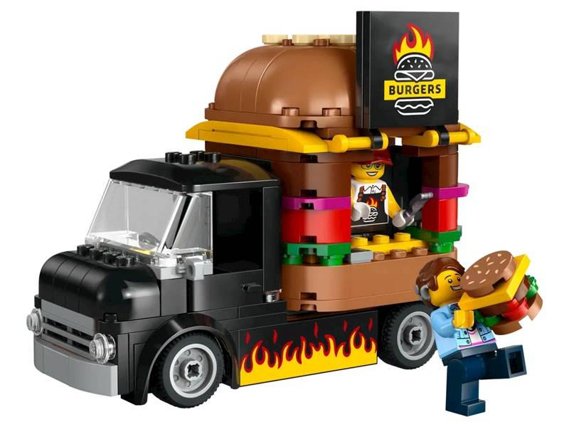 LEGO 60404 CITY CIĘŻARÓWKA Z BURGERAMI 