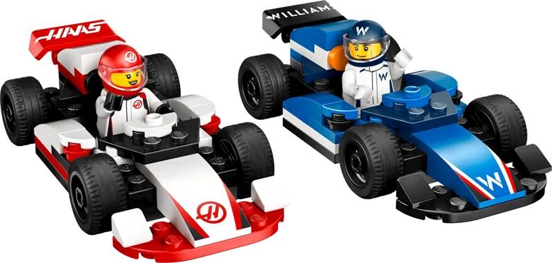 LEGO 60464 CITY FORMUŁA 1 HASS I WILLIAMS BOLIDY