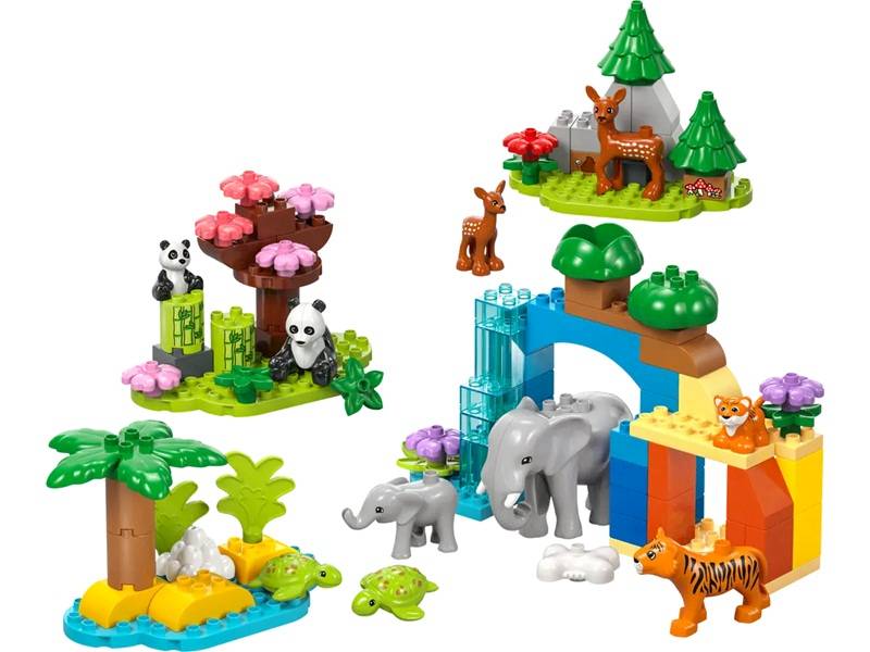 LEGO 10446 DUPLO RODZINY DZIKICH ZWIERZĄT 3W1