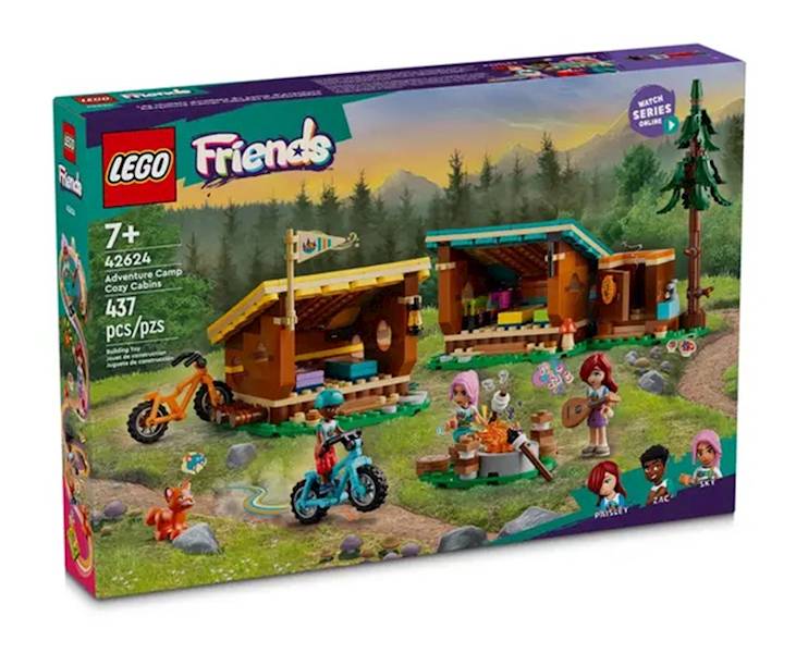 LEGO 42624 FRIENDS PRZYTULNE DOMKI NA LETNIM...