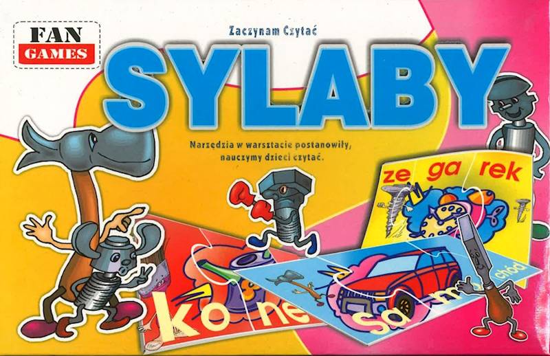 SYLABY UKŁADANKA ZACZYNAM CZYTAĆ