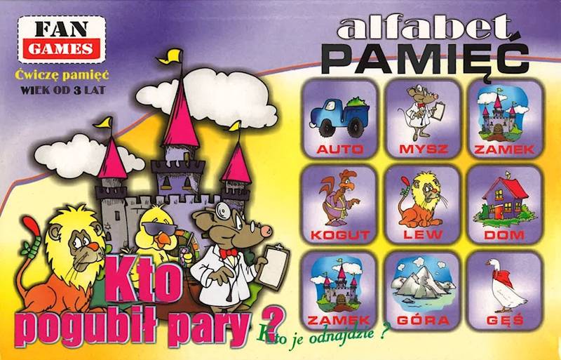 ALFABET PAMIĘĆ UKŁADANKA