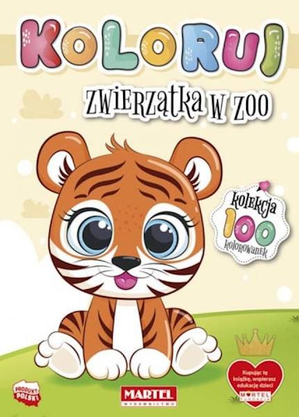 KOLOROWANKA KOLORUJ - ZWIERZĄTKA W ZOO