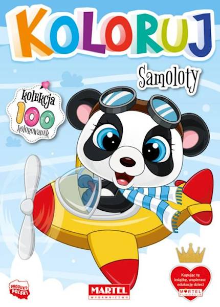 KOLOROWANKA KOLORUJ - SAMOLOTY