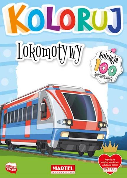 KOLOROWANKA KOLORUJ - LOKOMOTYWY
