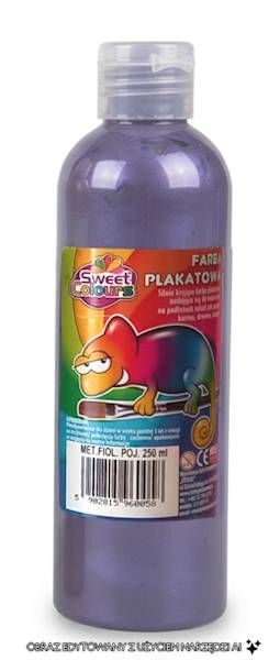 FARBA PLAKATOWA 250 ML METALICZNA FIOLET, OTOCKI
