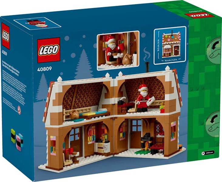 LEGO® ICONIC 40809 Świąteczna chatka z piernika
