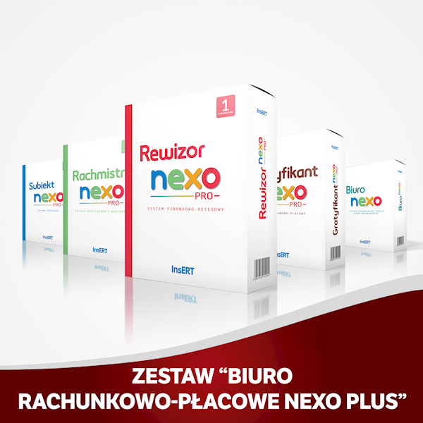 Zestaw Biuro rachunkowo-płacowe nexo PRO plus