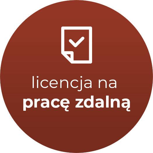 Gratyfikant GT - licencja na pracę zdalną/oddziałową