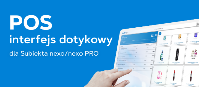 POS - interfejs dotykowy