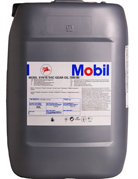 Mobil Synthetic Gear Oil 75W90 20L