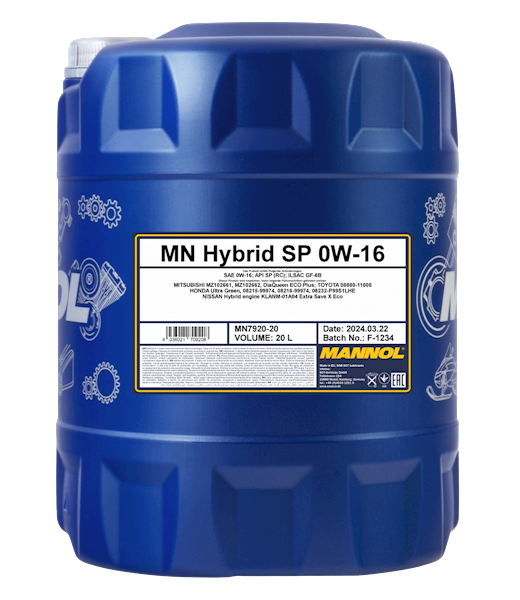 Mannol Hybrid SP 0W16 20L 7920