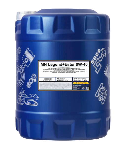 Mannol Legend+Ester 0W40 10L 7901 