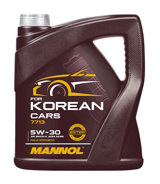 Mannol for Korean Cars 5W30 4L 7713