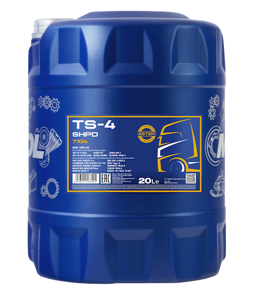 Mannol TS-4 15W40 EXTRA SHPD 20L 7104