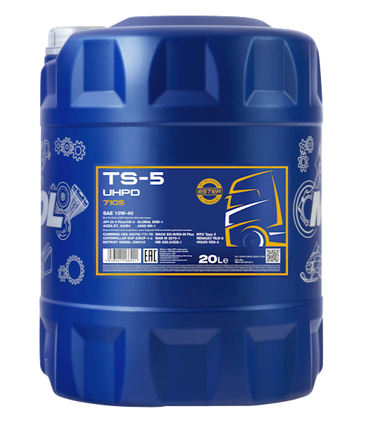 Mannol TS-5 10W40 UHPD 20L 7105