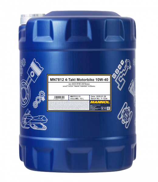 Mannol Motorbike 4-TAKT 10W40 10L 7812