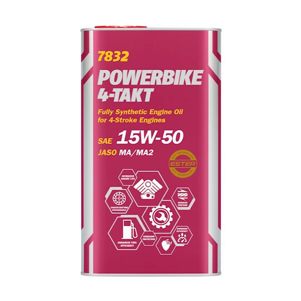 Mannol 4-Takt Powerbike 15W50 4L 7832
