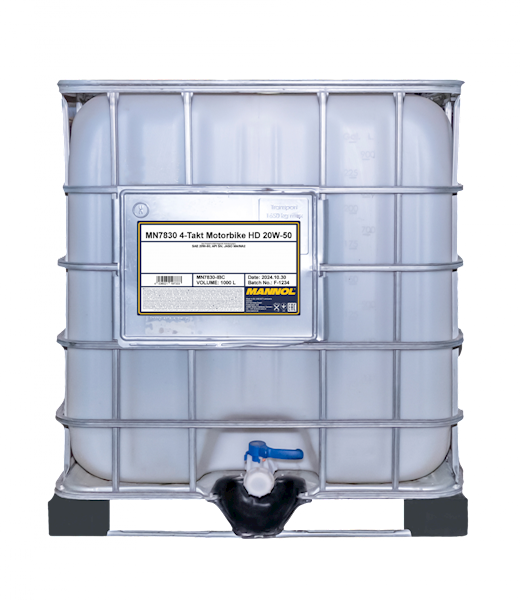 Mannol 4-Takt Motorbike 20W50 HD 1000L 7830
