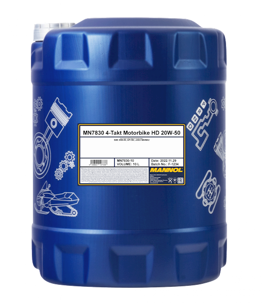 Mannol 4-Takt Motorbike 20W50 HD 10L 7830