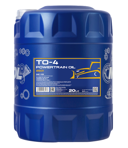 Mannol TO-4 Powertrain Oil SAE 10W 20L 2601