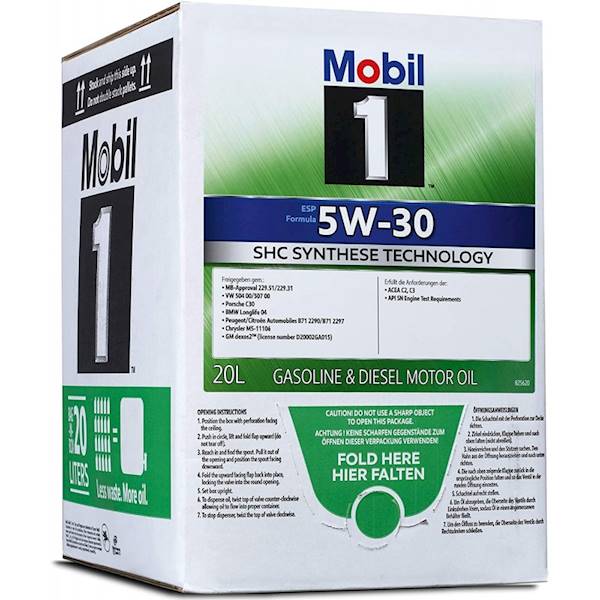 Mobil 1 ESP 5W30 Bag-In-Box 20L