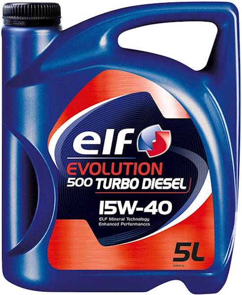 Elf Evolution 500 Turbo Diesel 15W40 5L