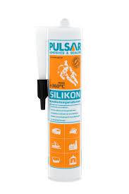 Pulsar Silikon Sil+ 350 czarny 300ml wysokie temp