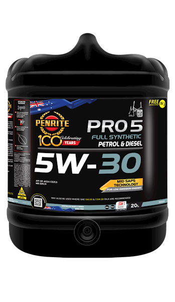 Penrite Pro 5 5W30 Full Syn 20L