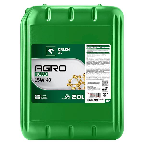 Orlen Oil Agro Novo 15W40 20L