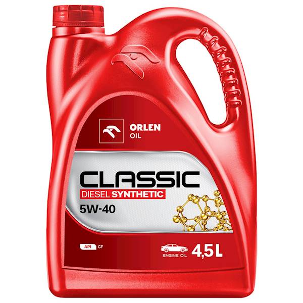 Orlen Oil Class Diesel Synthet 5W40 4,5L