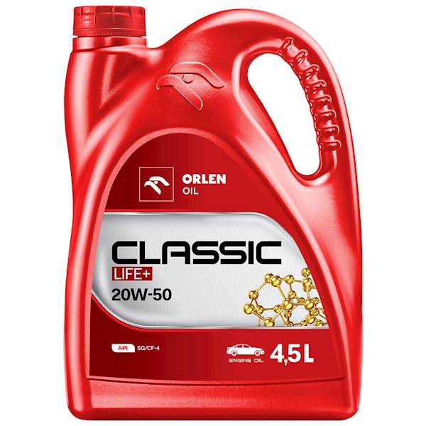 Orlen Oil Classic Life+ 20W50 4,5L
