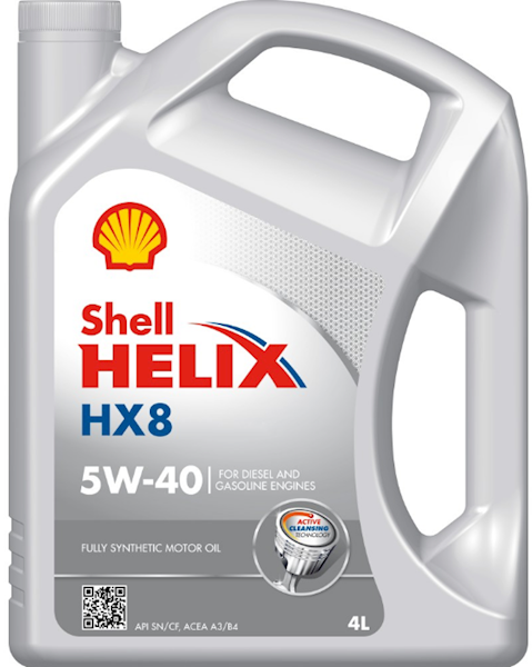 Shell Helix HX8 Synthetic 5W40 4L