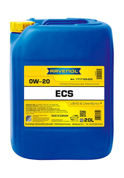 Ravenol ECS SAE 0W-20 USVO 20L