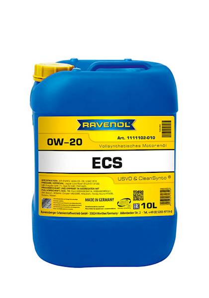 Ravenol ECS SAE 0W-20 USVO 10L