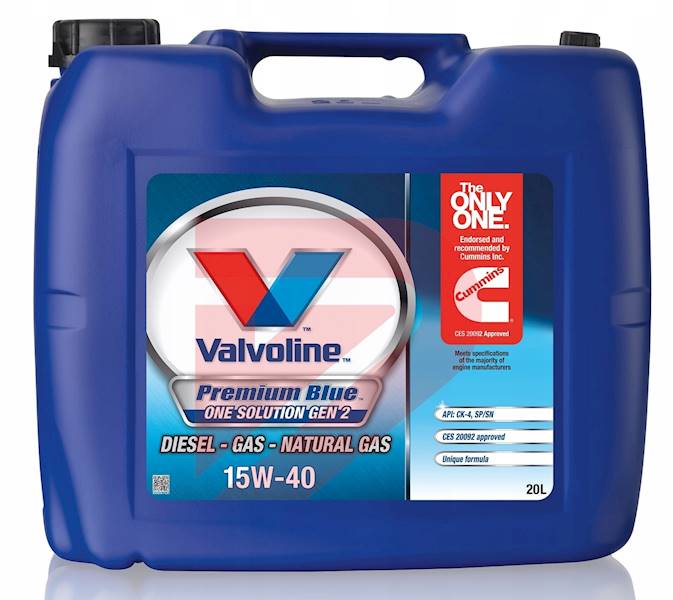 Valvoline Premium BLUE ONE SOL GEN 2 15W40 20L