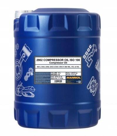 Mannol Compressor OIL ISO 100 5L 2902