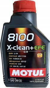 Motul 8100 X-clean+ efe 0W30 1L