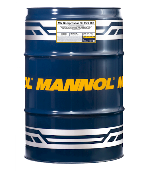Mannol Compressor Oil ISO 100 208L 2902